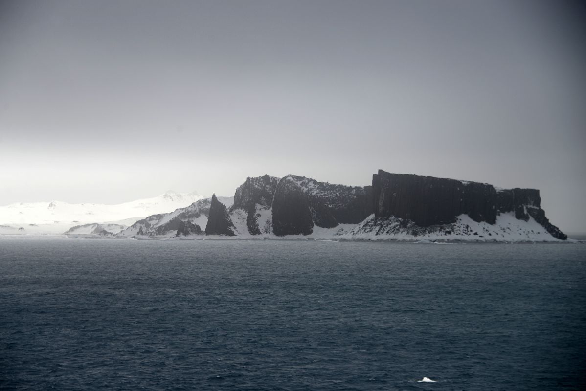 19B Passing By An Aitcho Island Part Of South Shetland Islands With Drift Ice From Quark Expeditions Cruise Ship In Antarctica